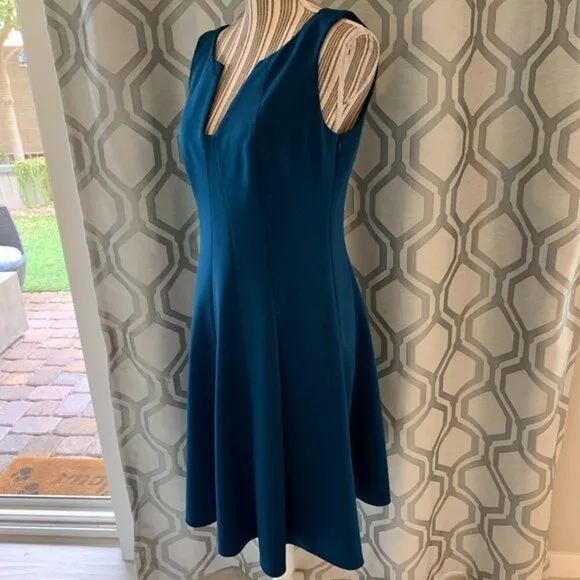 T Tahari Alexina Fit-and-Flare Dress NWT