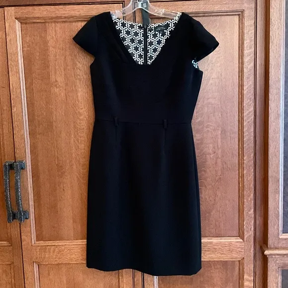Tahari Black Dress with Belt