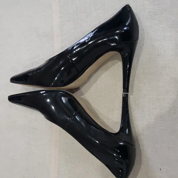 Tahari Patent Leather Shoes Benedict Sz 8.5 Heels Pumps Office Siren Corpcore