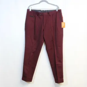 Tallia Burgundy Men's Slim Fit Dress Pants 38W x 30L NWT