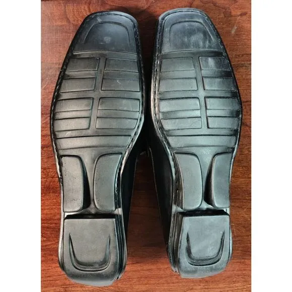 Taryn Rose Abram Delphy Neron Black Slip On Loafer Men's Size 10, New With Box