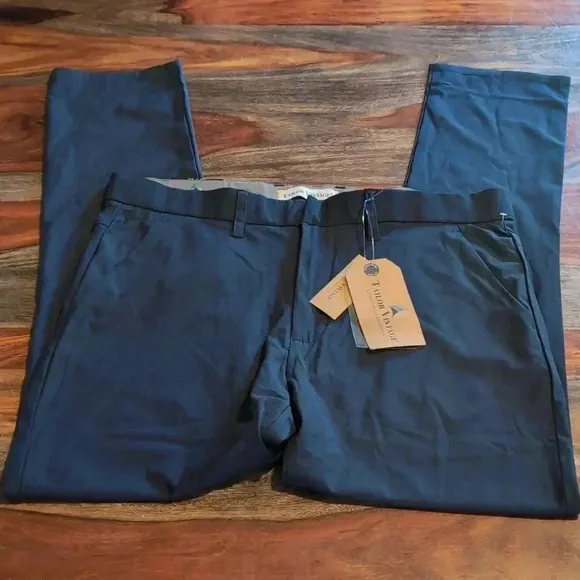 Taylor Vintage performance tech Men's slim fit Navy dress pants
