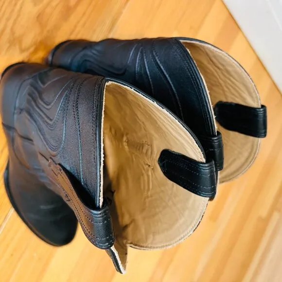 Tecovas The Cartwright Mens Size US 10 D Black Mid Calf Leather Western Boots