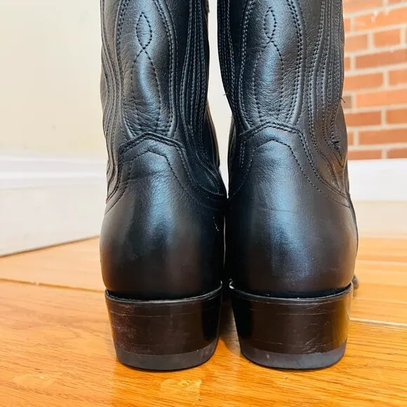 Tecovas The Cartwright Mens Size US 10 D Black Mid Calf Leather Western Boots