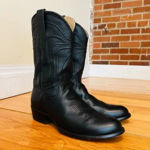 Tecovas The Cartwright Mens Size US 10 D Black Mid Calf Leather Western Boots