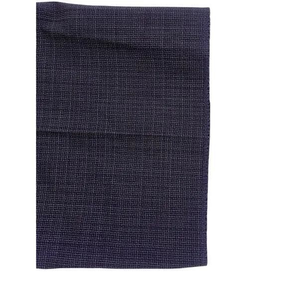 Ted Baker Karl Slim Fit 100% Wool Dress Pants, Micro Plaid Blue | 33 Short Unhem