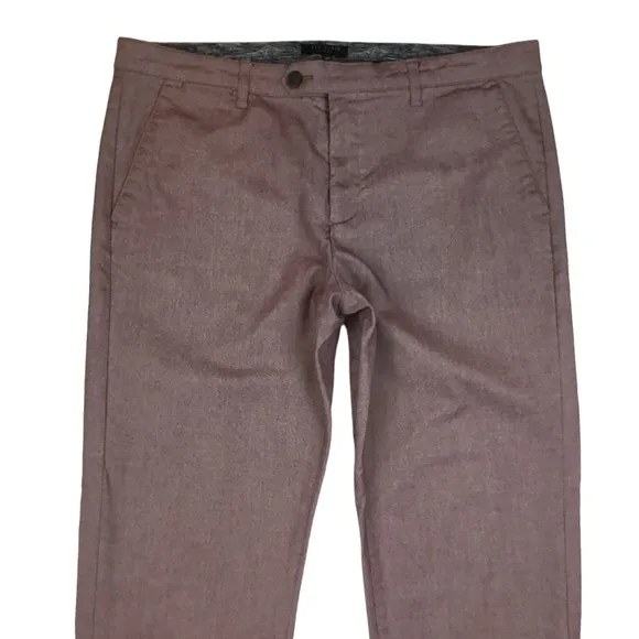 Ted Baker Seenchi Chino Flat Front Slim Fit  Leg Pant 36R