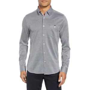 Ted Baker Timothy Slim Fit Cotton Jersey Shirt