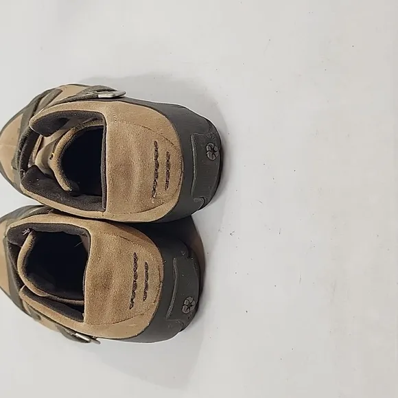 TEVA Ryley 6054 Cross Strap Hiking Trail Brown Suede Shoes Snap Slip On 8