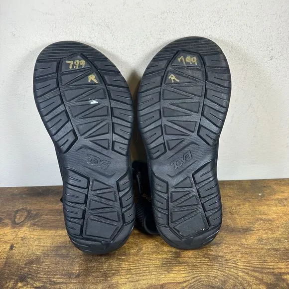 Teva Sport Black Sandals Hurricane XLT2 Cross Strap Shoes 1019622 Men's Size 8‎