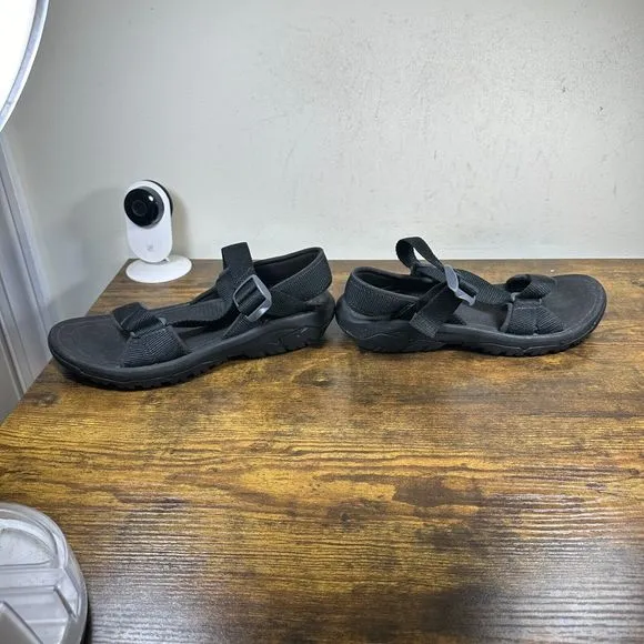 Teva Sport Black Sandals Hurricane XLT2 Cross Strap Shoes 1019622 Men's Size 8‎