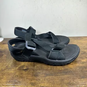 Teva Sport Black Sandals Hurricane XLT2 Cross Strap Shoes 1019622 Men's Size 8‎