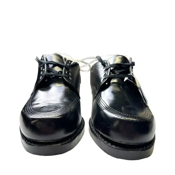 Texas Steer Men's Shoes 8.5 Wide Work Shoes Lace Up Leather  Oil Acid Resistant