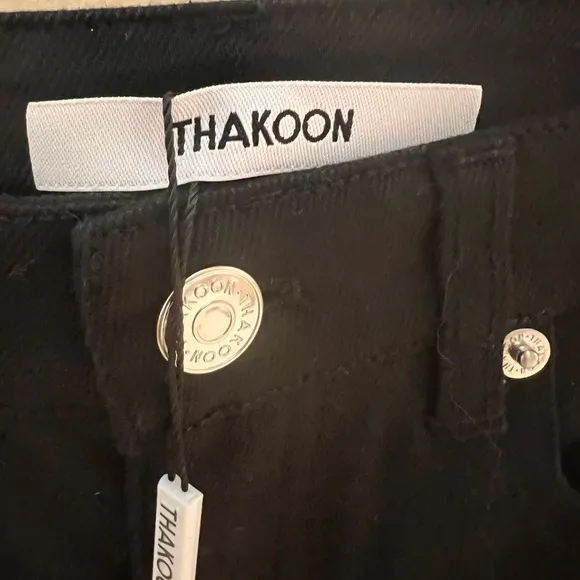 Thakoon Classic Cropped Jean Black NWT Sizes 0 &amp; 6