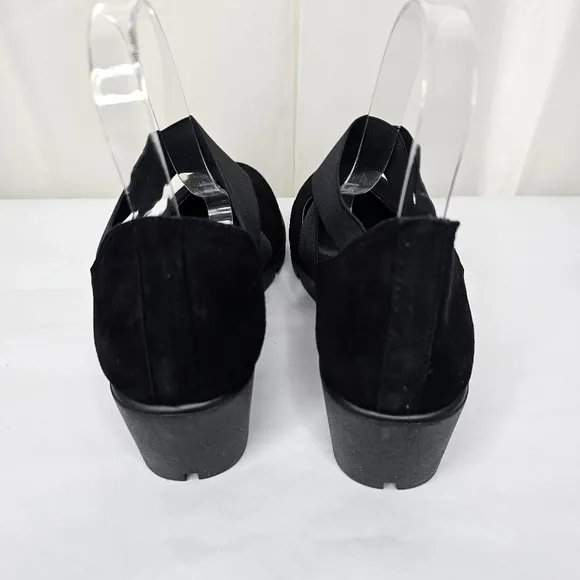 The FLEXX Women's Black Get Back Mary Jane Wedge Shoes Size 8