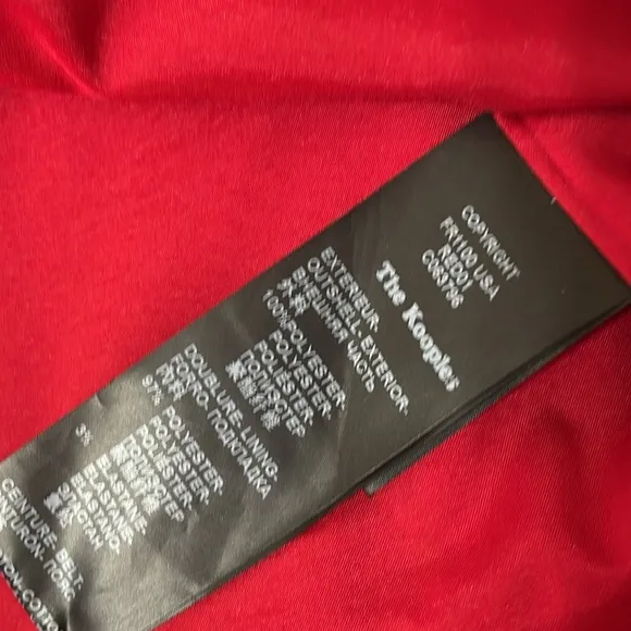 The Kooples Red Dropwaist Mini Dress size 2