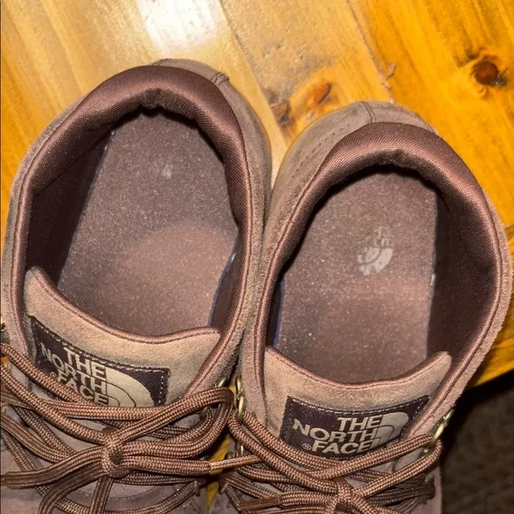 The North Face Brown Sneaker-Shoes with Suede Finish