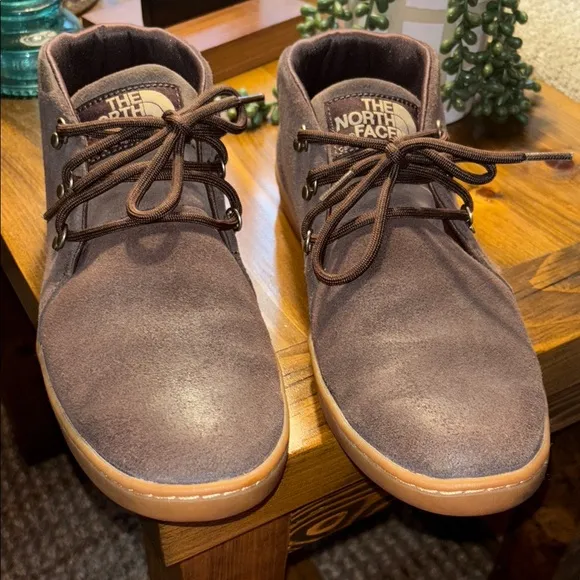 The North Face Brown Sneaker-Shoes with Suede Finish