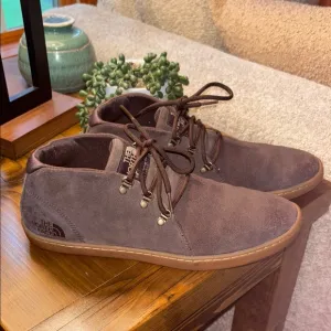 The North Face Brown Sneaker-Shoes with Suede Finish