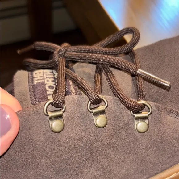 The North Face Brown Sneaker-Shoes with Suede Finish