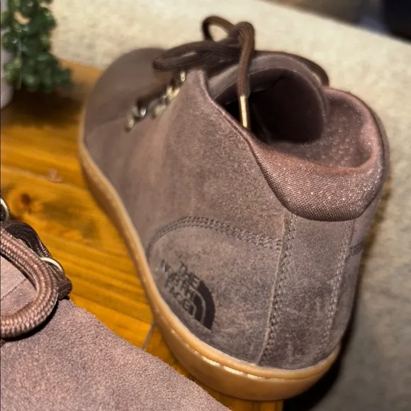 The North Face Brown Sneaker-Shoes with Suede Finish