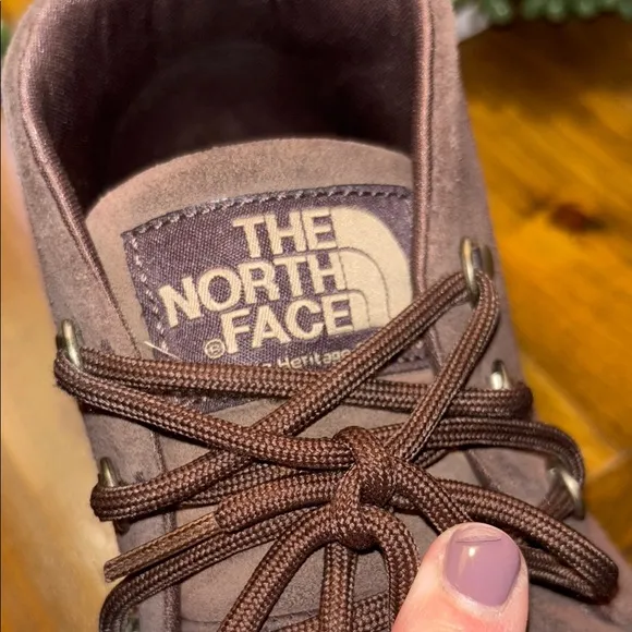 The North Face Brown Sneaker-Shoes with Suede Finish