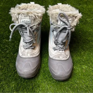 The North Face Gray Winter Boots with Waterproof Design