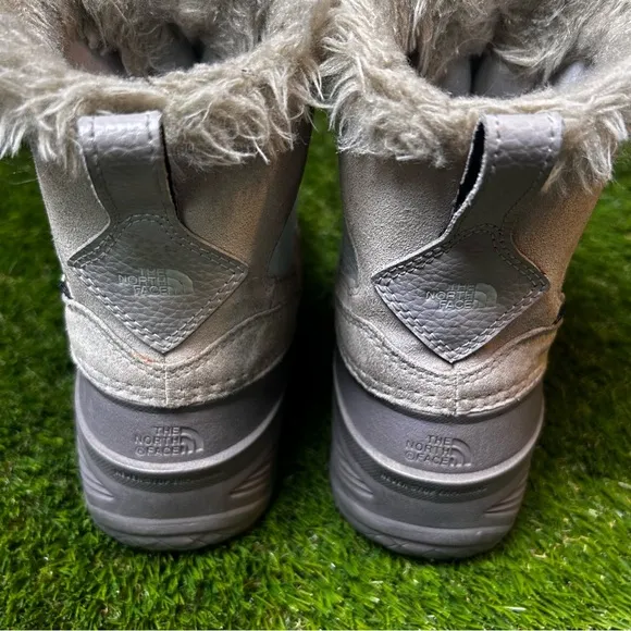 The North Face Gray Winter Boots with Waterproof Design