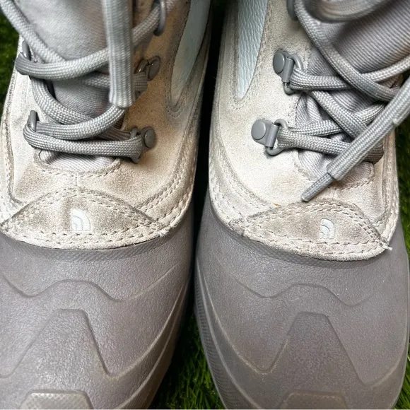 The North Face Gray Winter Boots with Waterproof Design
