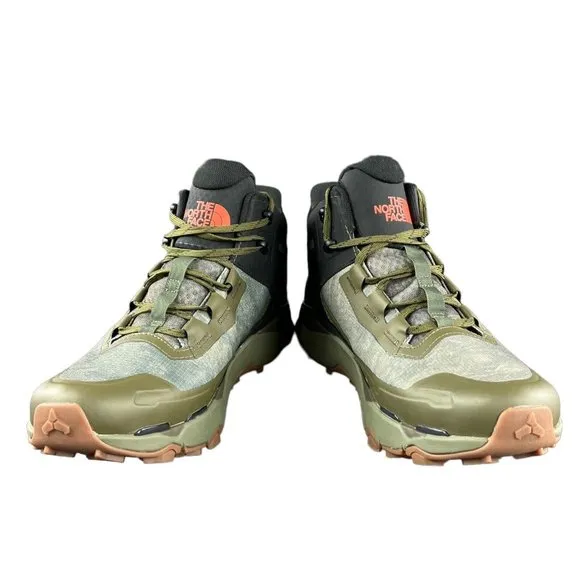 The North Face Mens Vectiv Exploris Mid Futurelight Olive Green Boots Sz 11.5-14