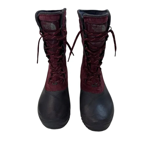 The North Face Thermoball Utility Mid Boots Waterproof Cabernet Red Women’s 10
