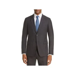 THEORY Mens Chambers Gray Single Breasted, Slim Fit Blazer 42L
