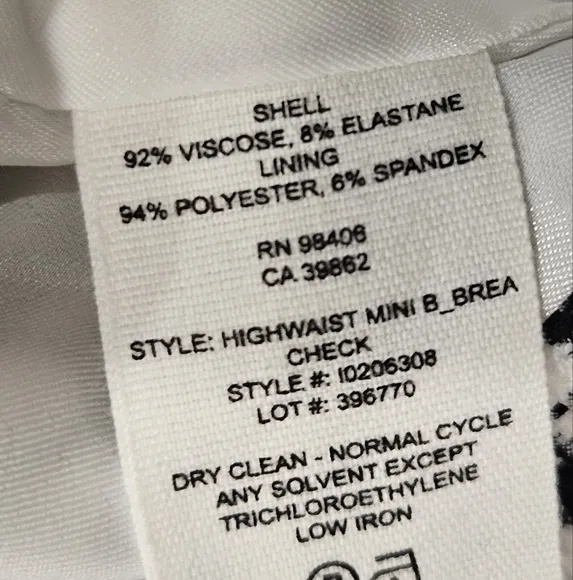 Theory Plaid Mini Skirt - SIZE 0