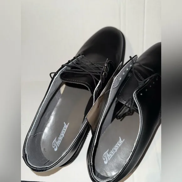 Thorogood 834-6130 Black Leather Oxford Shoes Postal Certified Mens Many Sizes