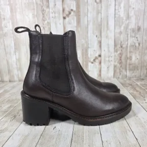 Thursday Boot Co. Chelsea Boots Heeled Ankle Brown Leather Everyday Size 6