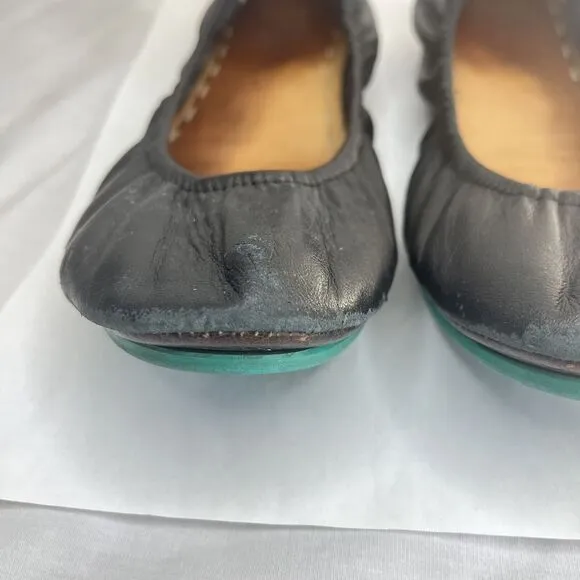Tieks Gavrieli Balllet Flats Leather Slip On Shoes Matte Black Women 8