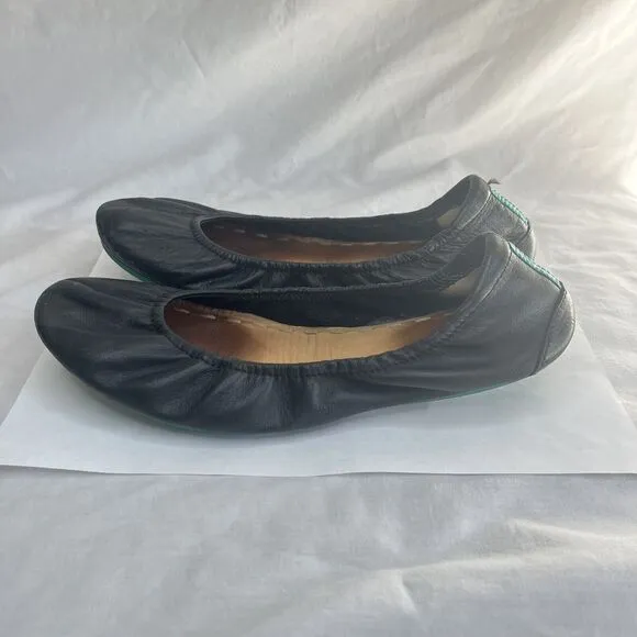 Tieks Gavrieli Balllet Flats Leather Slip On Shoes Matte Black Women 8