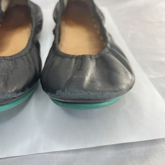 Tieks Gavrieli Balllet Flats Leather Slip On Shoes Matte Black Women 8