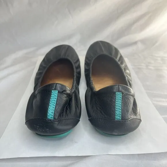 Tieks Gavrieli Balllet Flats Leather Slip On Shoes Matte Black Women 8