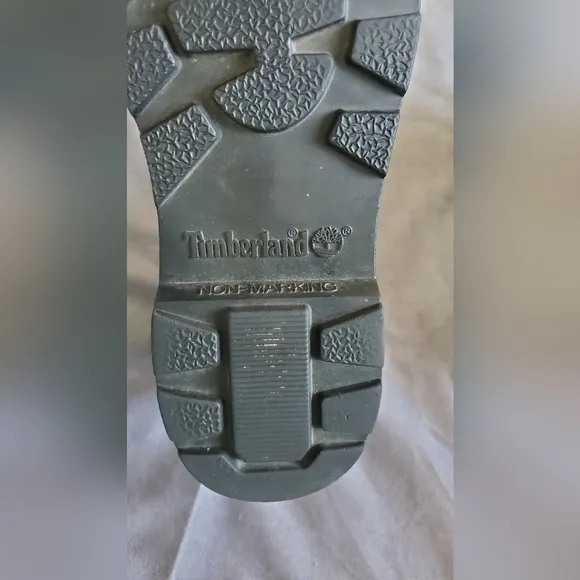 Timberland 6 Inch Black Nubuck Waterproof Boots Size 7