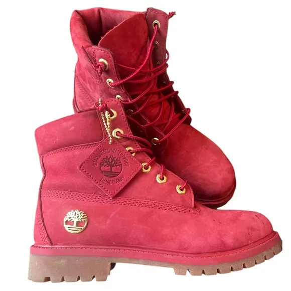 Timberland 6 Inch Premium PS 'Dark Red' Waterproof