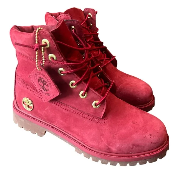 Timberland 6 Inch Premium PS 'Dark Red' Waterproof
