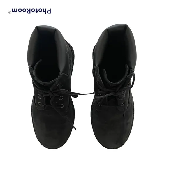 Timberland 6&quot; Premium Black Suede Waterproof Boots • Size 1