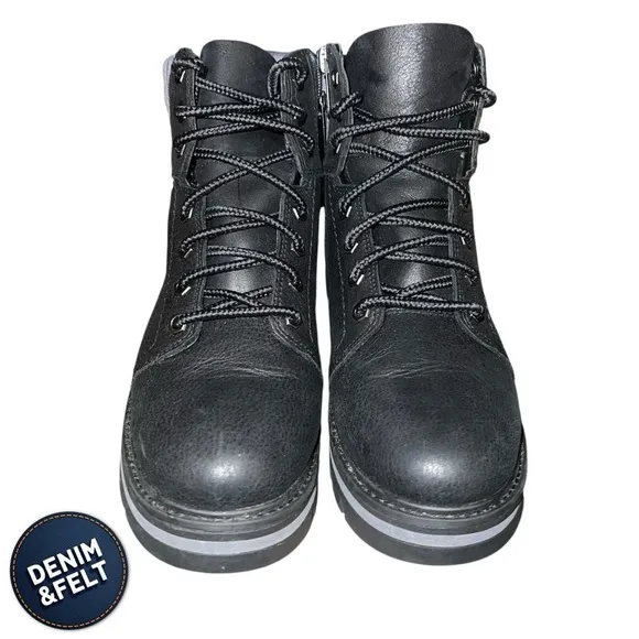 Timberland Black Full Grain Cervinia Valley WP Mid Lace Boot | NEW/NIB🖤