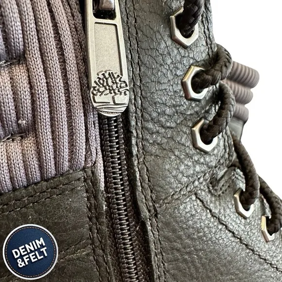 Timberland Black Full Grain Cervinia Valley WP Mid Lace Boot | NEW/NIB🖤