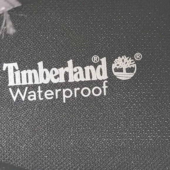 TIMBERLAND Boots Women Heritage 6''  Waterproof  Black Nubuck Gold Lace Up 9 New
