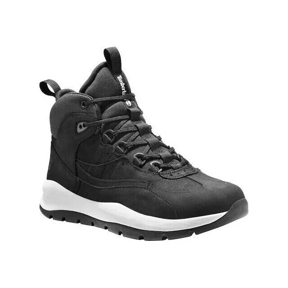 Timberland Boroughs Project Men's Black Nubuck Waterproof Mid Boots Size 12