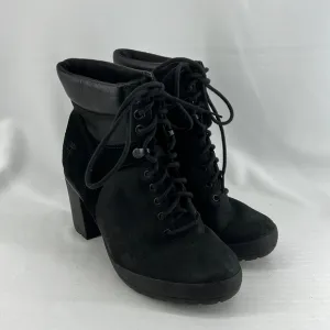 Timberland Camdale Chunky Field Boots Black Leather Lace Up