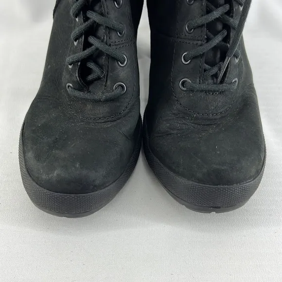 Timberland Camdale Chunky Field Boots Black Leather Lace Up