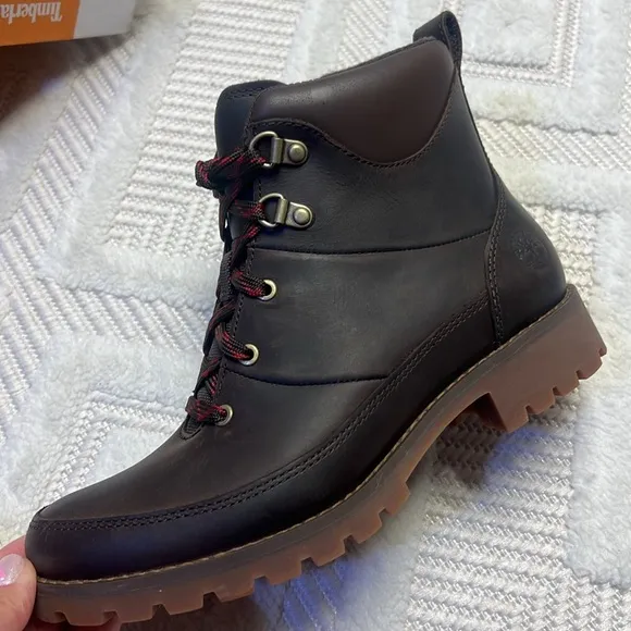 TIMBERLAND - Ellendale Mid Lace Boot - Dark Brown